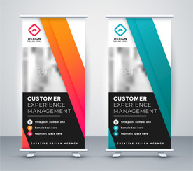 X展架模板 易拉宝