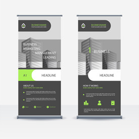 X展架模板 易拉宝