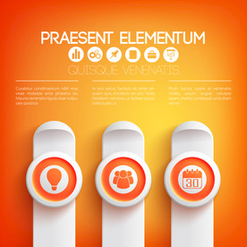 信息图模板 流程