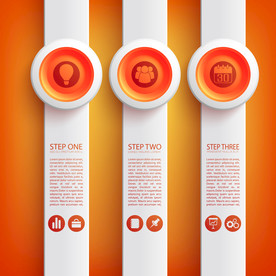 信息图模板 流程