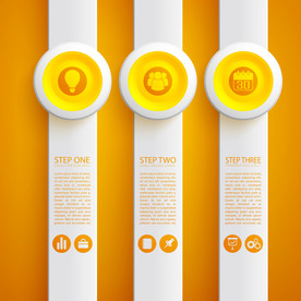 信息图模板 流程