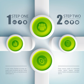 信息图模板 流程