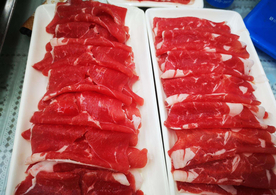涮火锅新鲜羊肉