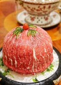 涮火锅新鲜羊肉