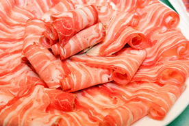 火锅新鲜羊肉卷