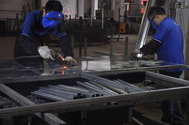 电焊车间加工工艺现场