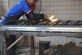 电焊车间加工工艺现场