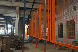 工厂铁栏自动烤漆生产线