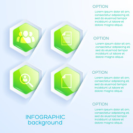 信息图模板 流程