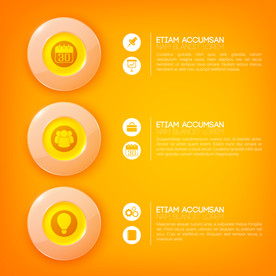 信息图模板 流程