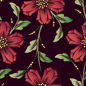 花纹图案 无缝印花