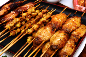 烤羊肉串烤鸡翅