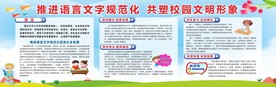 学校语言文字规范宣传栏