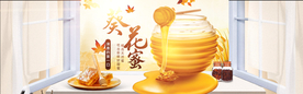 蜂蜜淘宝海报