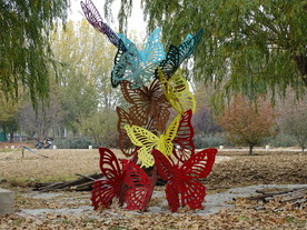蝴蝶雕塑