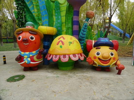 卡通萌萌哒雕塑