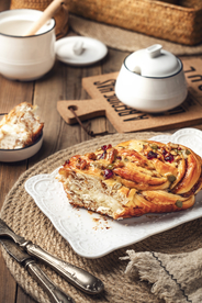 面包甜品美食背景海报素材