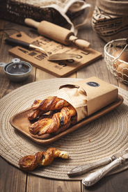 面包甜品美食背景海报素材