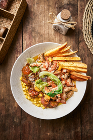 沙拉美食食材背景海报素材