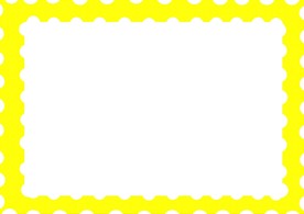 黄色花边底纹背景边框