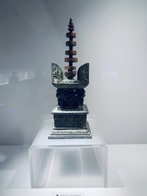 铜阿育王塔一五柜拍摄