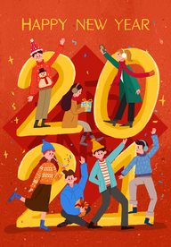 新年新春除夕海报牛年