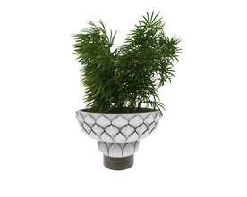 莲花台植物3d模型