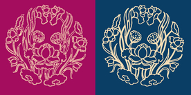 圆形底纹 中国风 传统