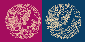 圆形底纹 中国风 传统