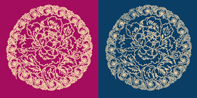 圆形底纹 中国风 传统