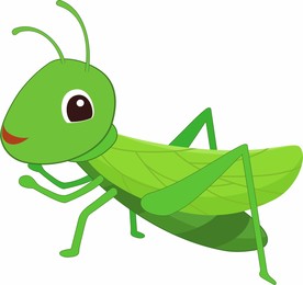 卡通蚂蚱
