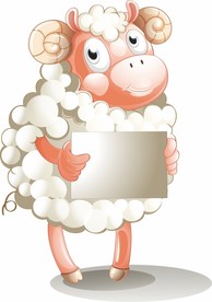 卡通 绵羊