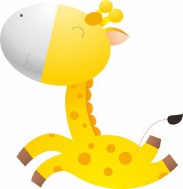 卡通长颈鹿