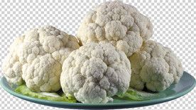 花菜 透明底蔬菜 免抠图 ps