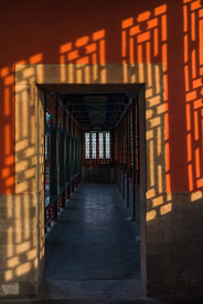 中式复古建筑背景海报素材