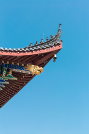 中式复古建筑背景海报素材