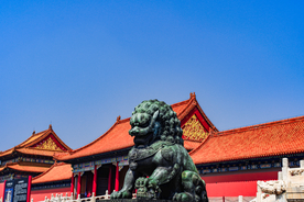 中式复古建筑背景海报素材