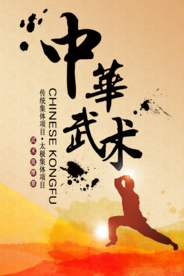 中华武术太极集体项目比赛海报