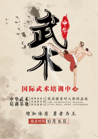 功夫武道中华武术海报