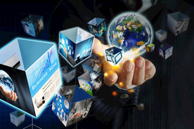 高清科技感智能手势图图片