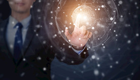 高清科技感智能手势图图片