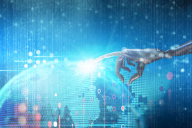 高清科技感智能手势图图片