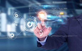 高清科技感智能手势图图片