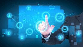 高清科技感智能手势图图片