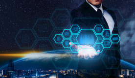 高清科技感智能手势图图片