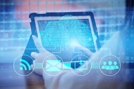 高清科技感智能手势图图片