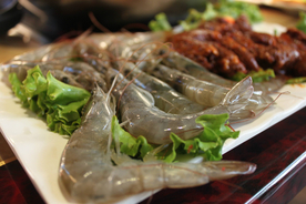 火锅配菜大虾