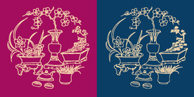 圆形底纹 中国风 矢量纹饰