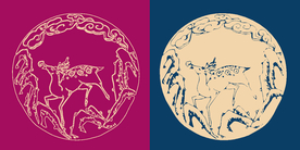 圆形底纹 中国风 矢量纹饰