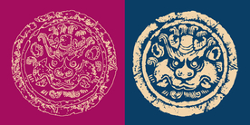 圆形底纹 中国风 矢量纹饰